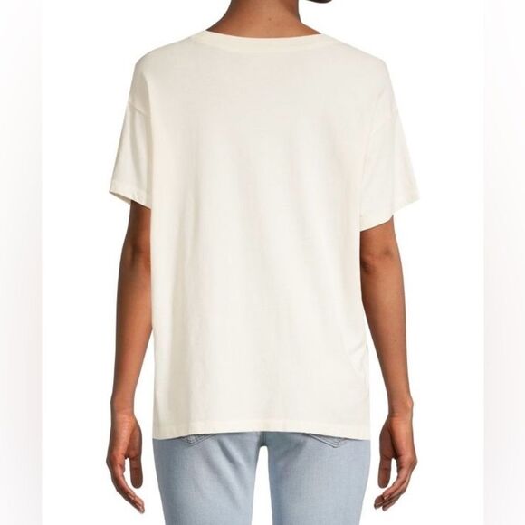 Madewell Short Sleeve Oversized Drop Shoulder Graphic Heart T-Shirt. Small. NWOT - Picture 4 of 9